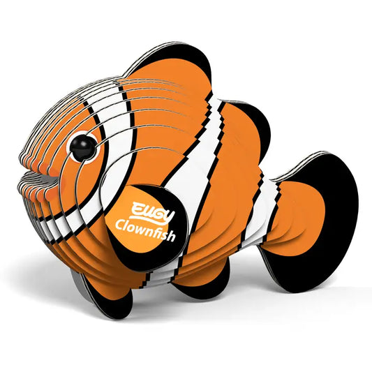Eugy 3D Wood Puzzle: Clownfish