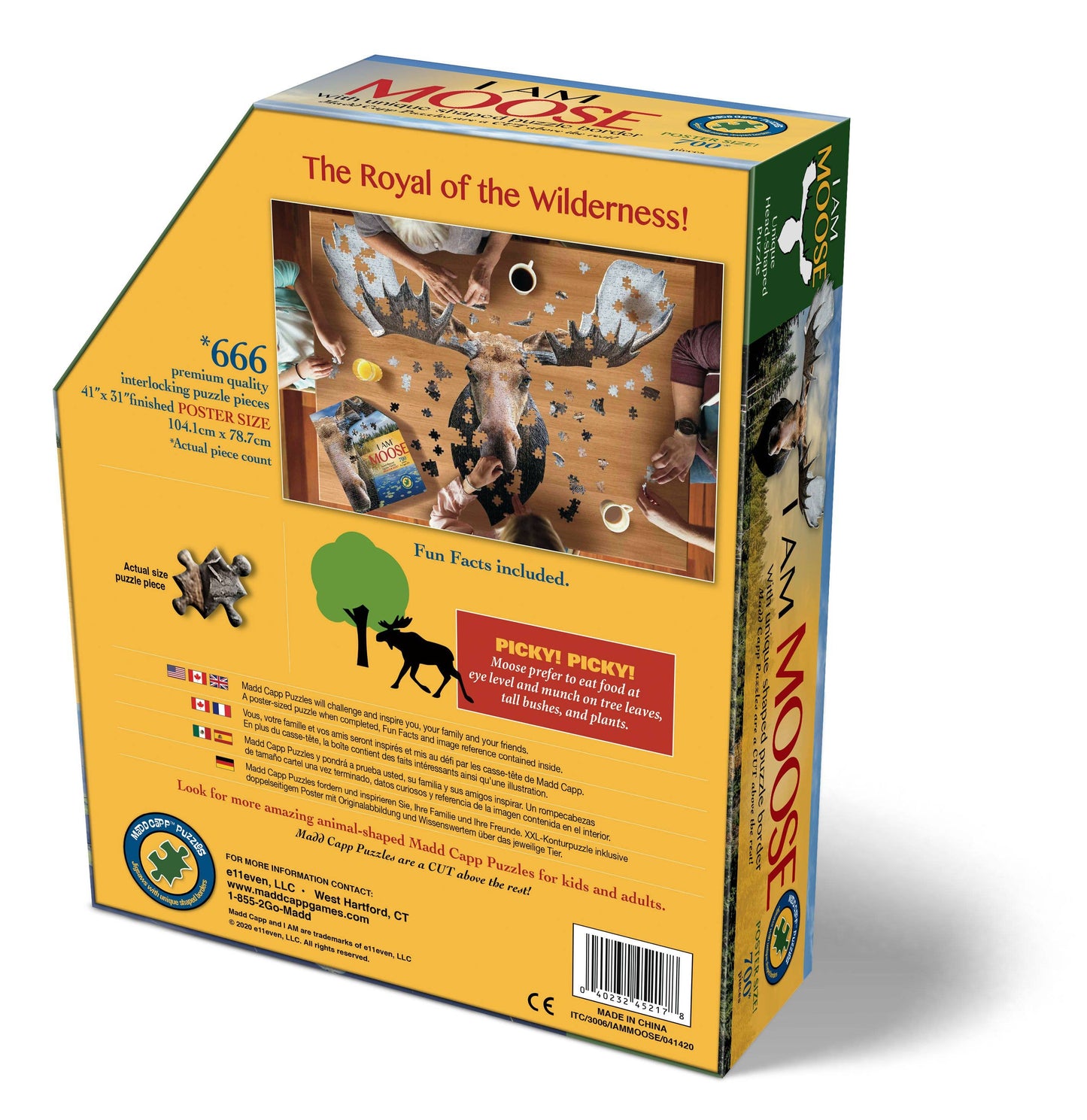 I AM Moose - Shaped 700pc