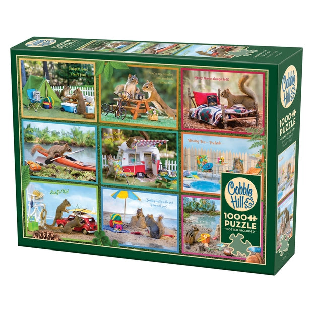 Squirrels on Vacation 1000pc