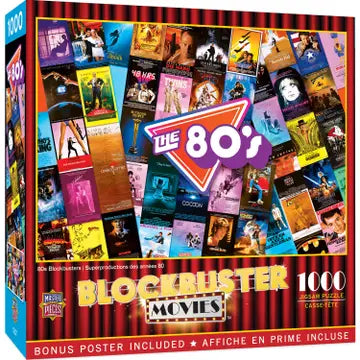 80's Movies Blockbusters 1000pc