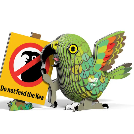 Eugy 3D Wood Puzzle: Kea