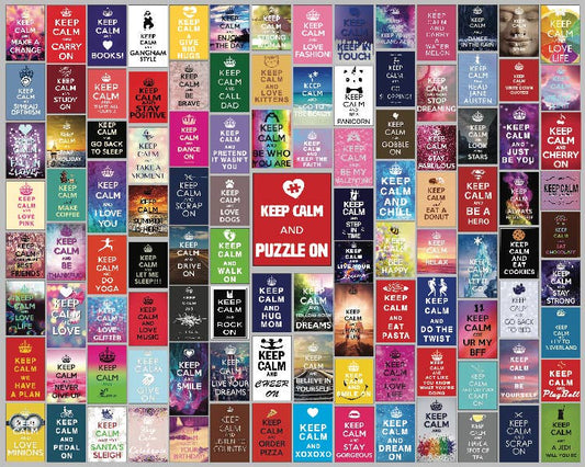 Keep Calm Puzzle On by Steve Smith 1000pc