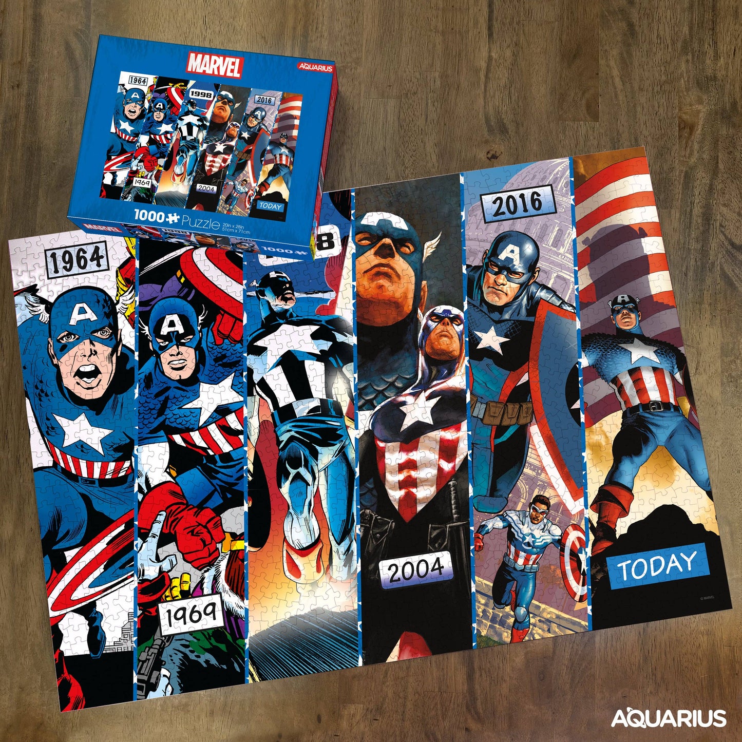 Marvel Captain America Timeline 1000pc
