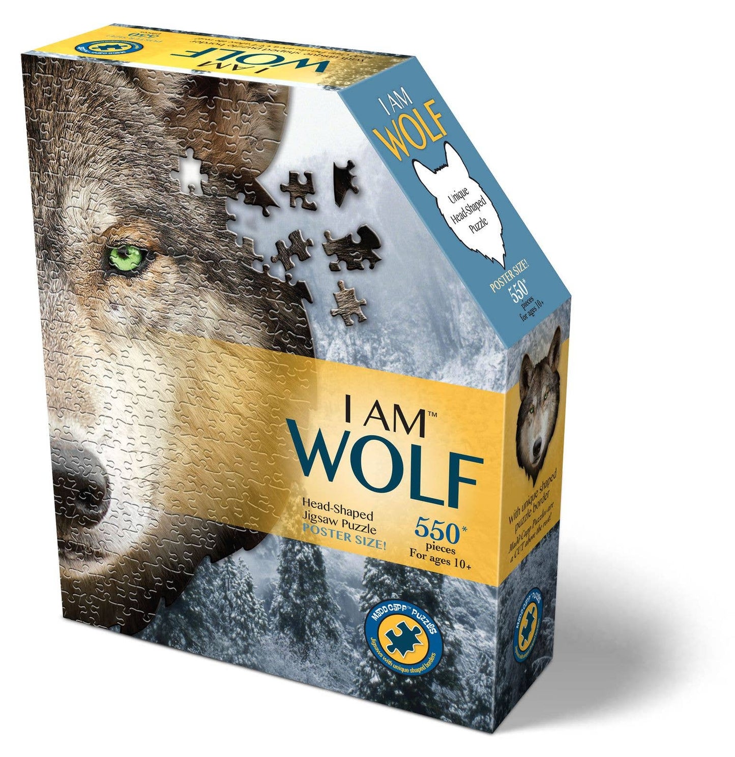 I AM Wolf - Shaped 550pc