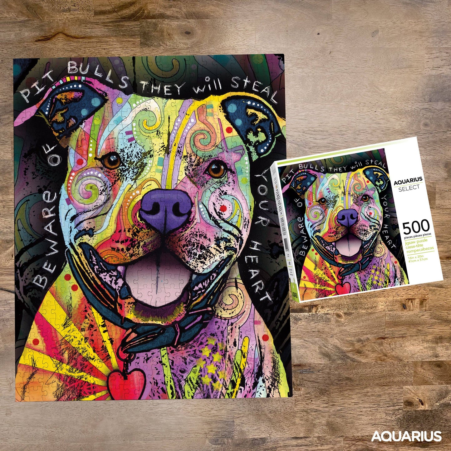 Dean Russo Beware Pit Bull 500pc
