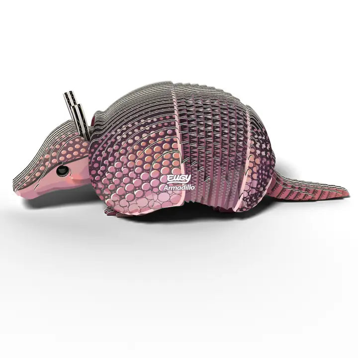 Eugy 3D Wood Puzzle: Armadillo
