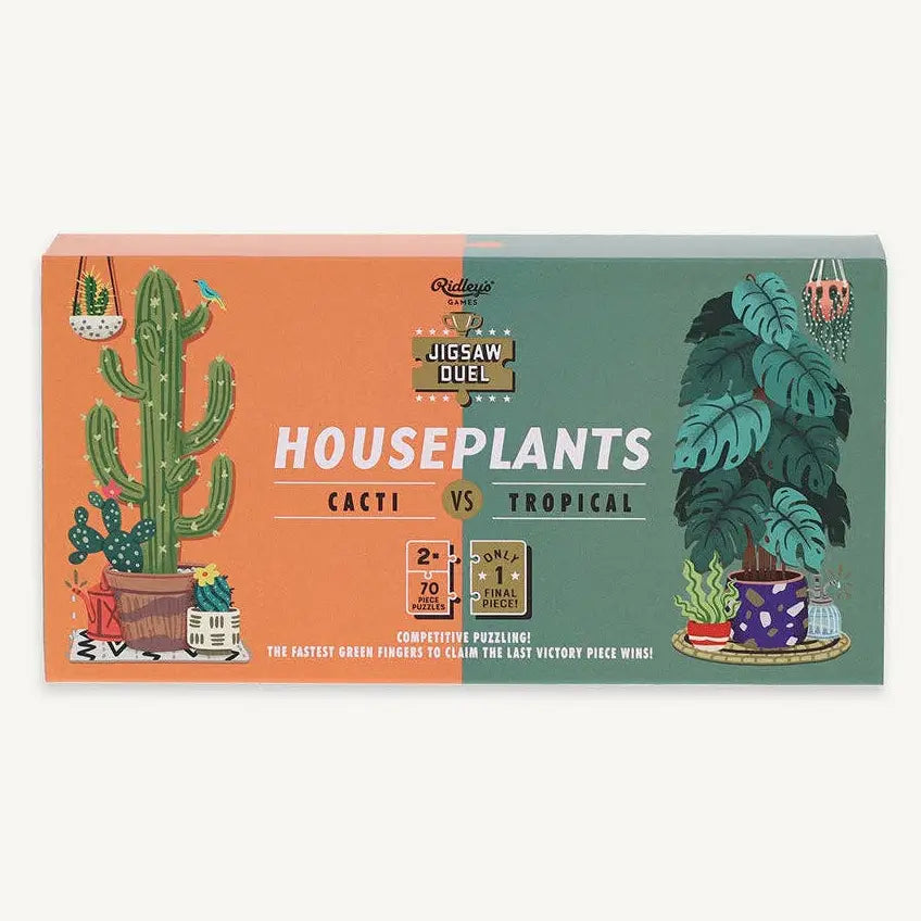 Jigsaw Duel Houseplants 2x70pc