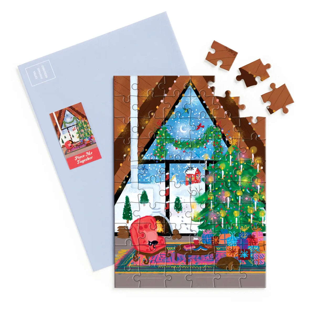 Joy Laforme Cozy Cabin Greeting Card 60pc