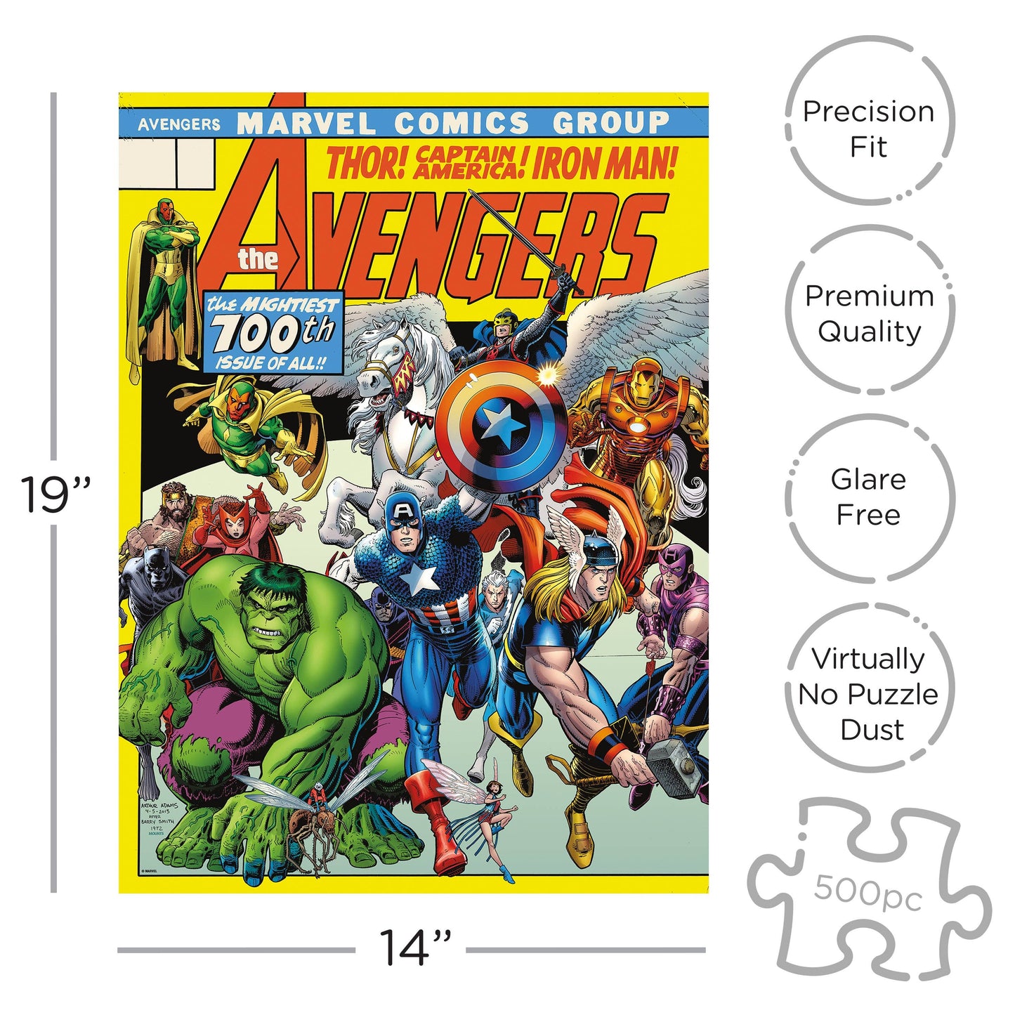 Marvel Avengers Cover 500pc
