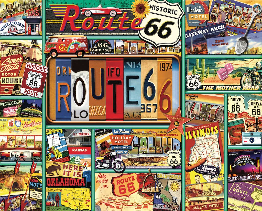 Route 66 by Kate Ward Thacker 1000pc