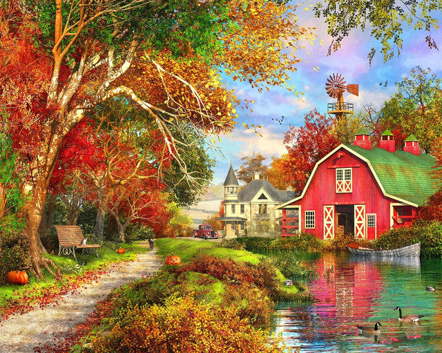 Autumn Barn 1000pc