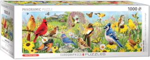 Garden Birds Panoramic 1000pc