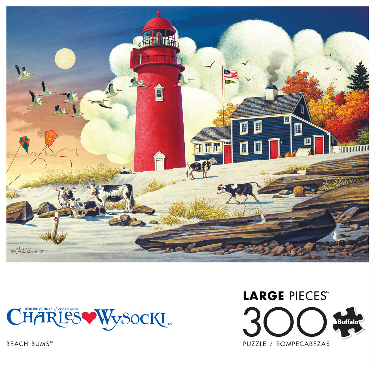 Charles Wysocki Beach Bums 300pc