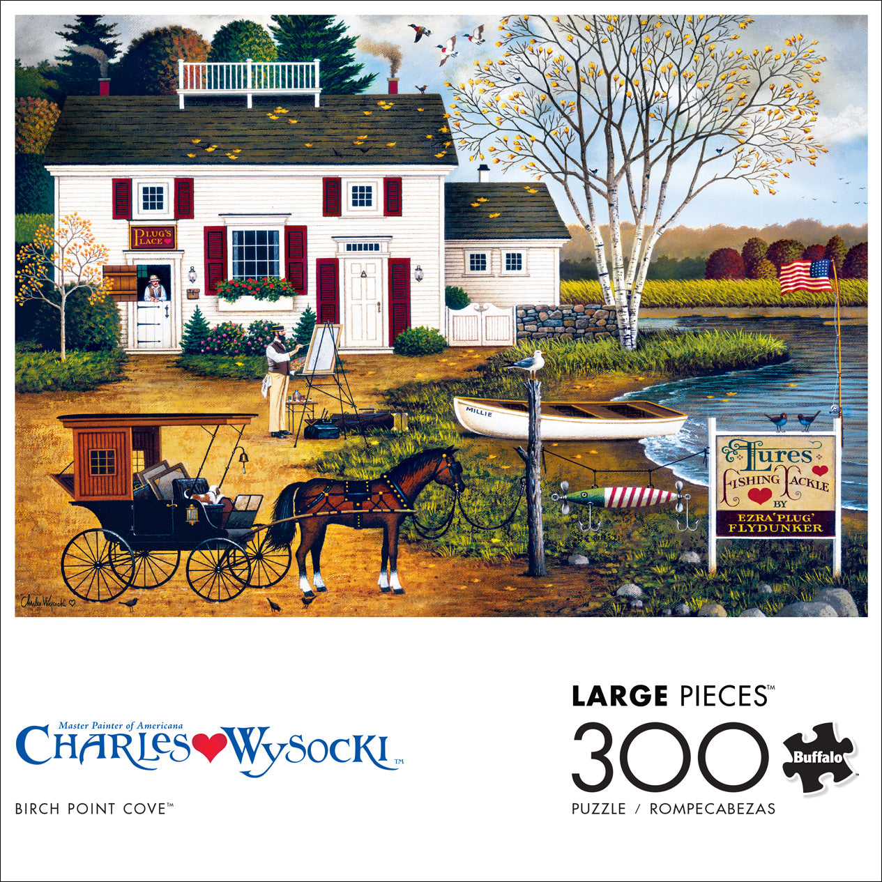 Charles Wysocki Birch Point Cove 300pc