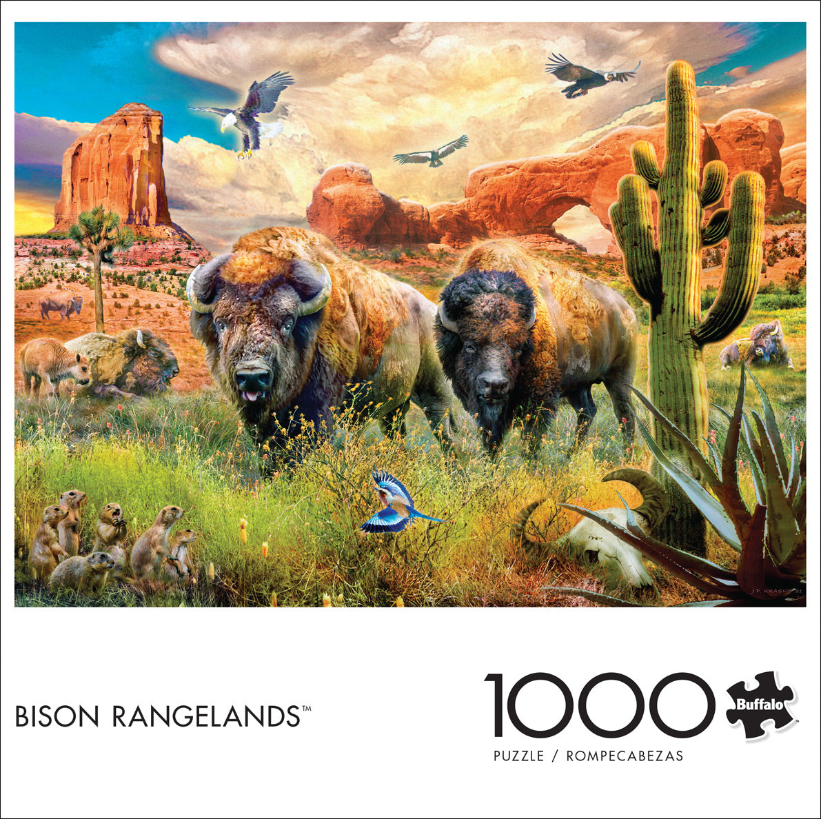 Bison Rangelands 1000pc