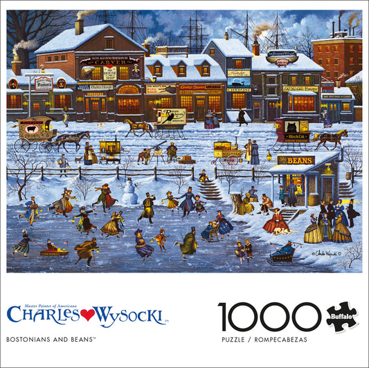 Charles Wysocki Bostonians and Beans 1000pc