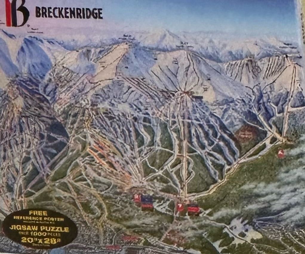 Breckenridge Trail Map 1000pc