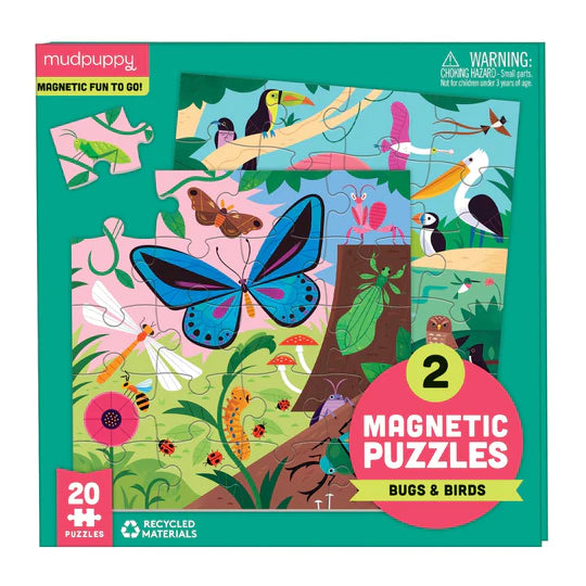 Bugs & Birds Magnet Puzzle 2x20pc