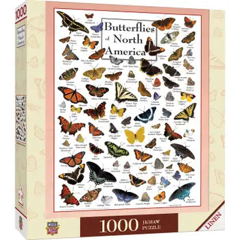 Butterflies of North America Field Guide 1000pc
