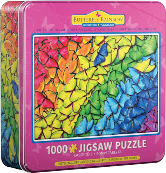 Butterfly Rainbow Tin 550pc