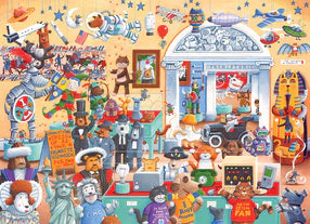 Cats and Dogs Museum (Family Puzzle) 350pc