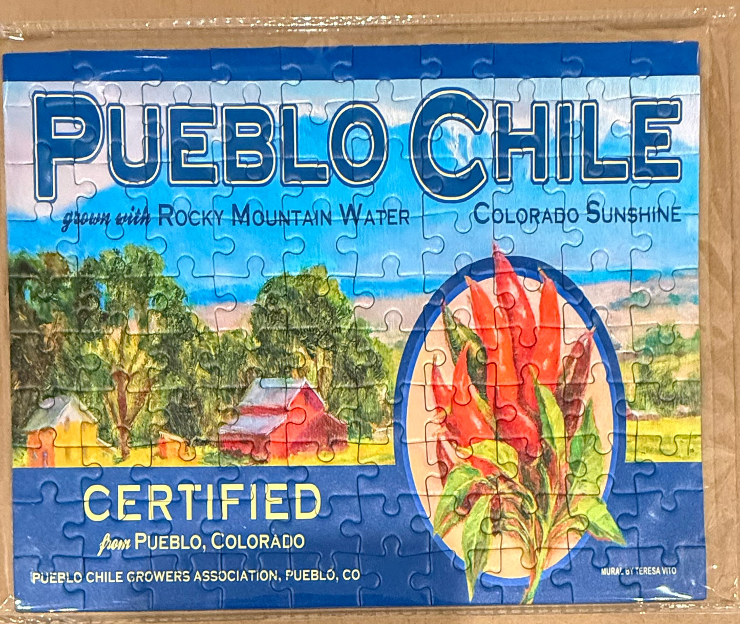 Pueblo Chile Certified (Cardboard Jigsaw Puzzle)