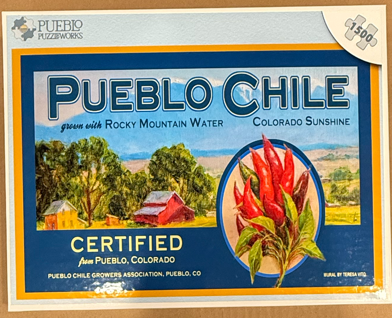 Pueblo Chile Certified (Cardboard Jigsaw Puzzle)