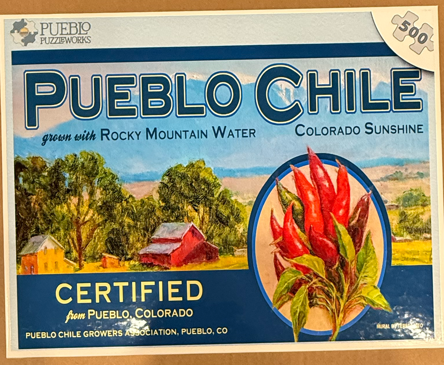 Pueblo Chile Certified (Cardboard Jigsaw Puzzle)