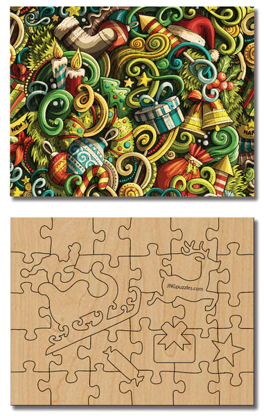 Christmas Goodies Whimsy Postcard