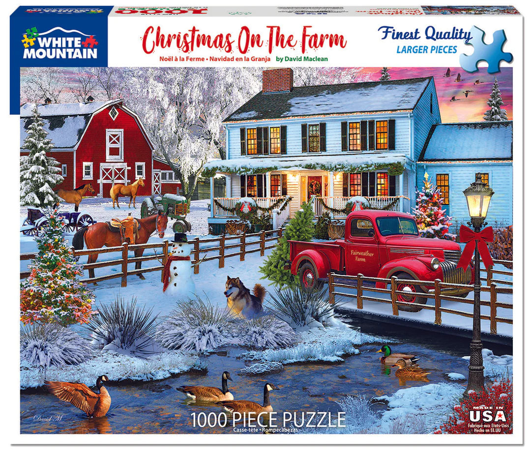 Christmas on the Farm 1000pc