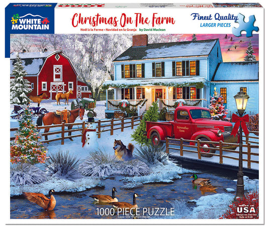 Christmas on the Farm 1000pc