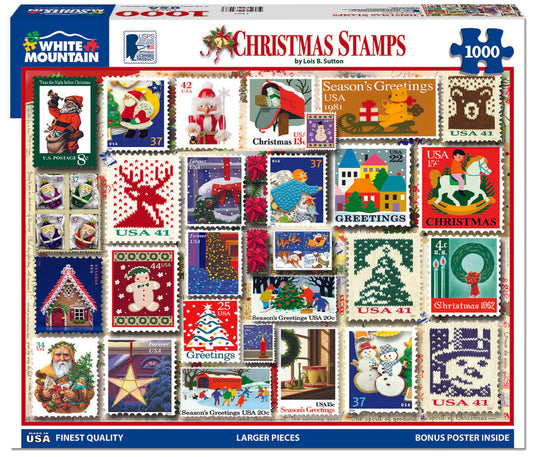 Christmas Stamps 1000pc