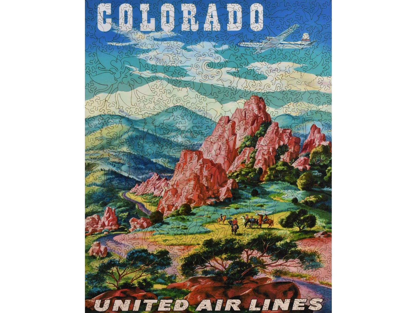 Colorado United Airlines 534pc