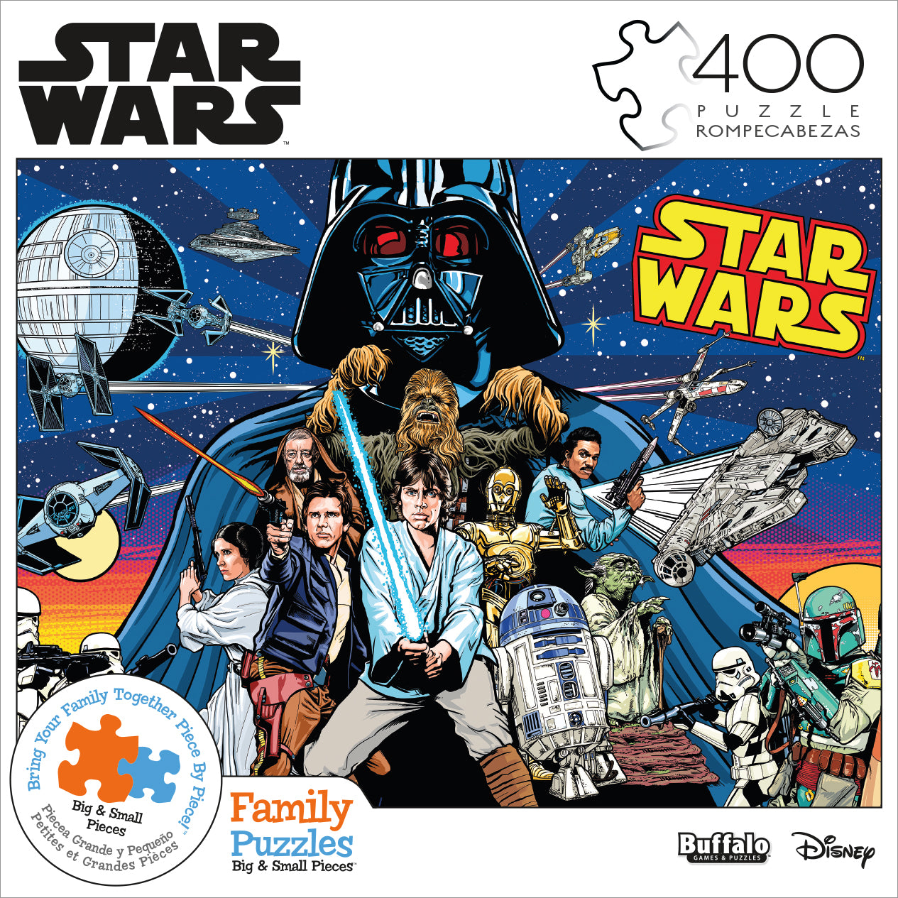 Comic Pinball Art (Star Wars) Family Puzzle 400pc