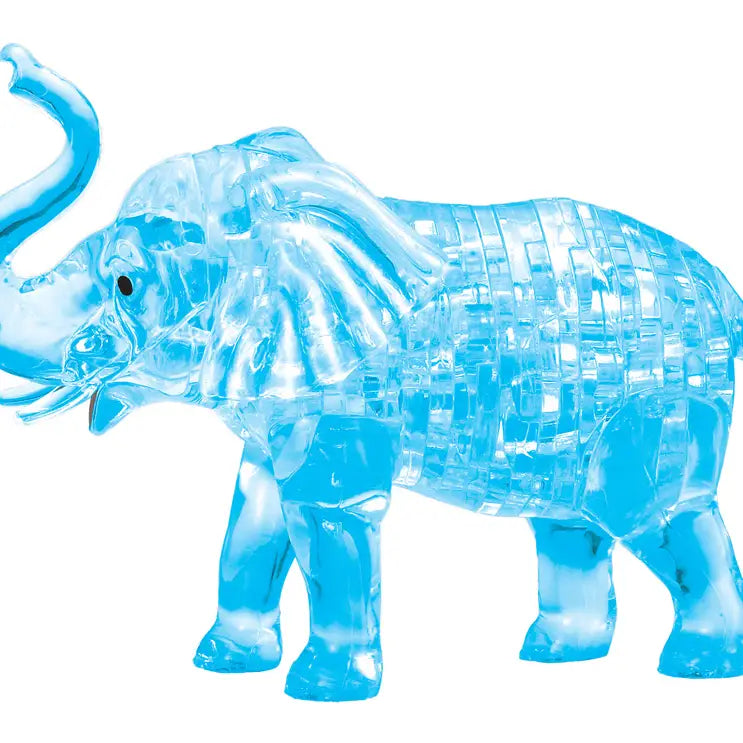 Crystal Puzzle - Blue Elephant Baby