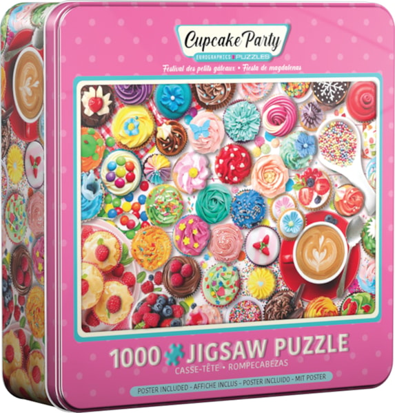 Cupcake Party Tin 550pc