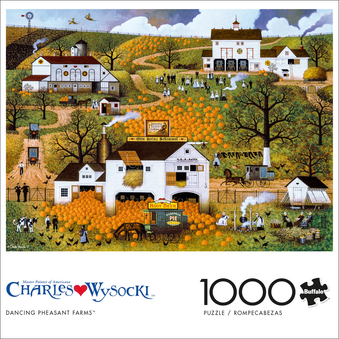 Charles Wysocki Dancing Pheasant Farms 1000pc