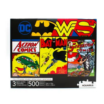 DC Comics Covers 3x500pc
