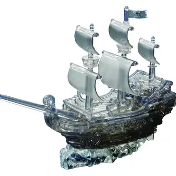 Deluxe Crystal Puzzle - Pirate Ship Black