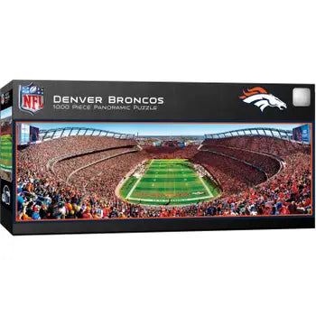 Denver Broncos NFL End Zone Panoramic 1000pc