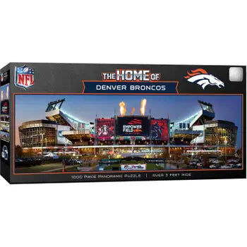 The Home of Denver Broncos NFL Panoramic 1000pc