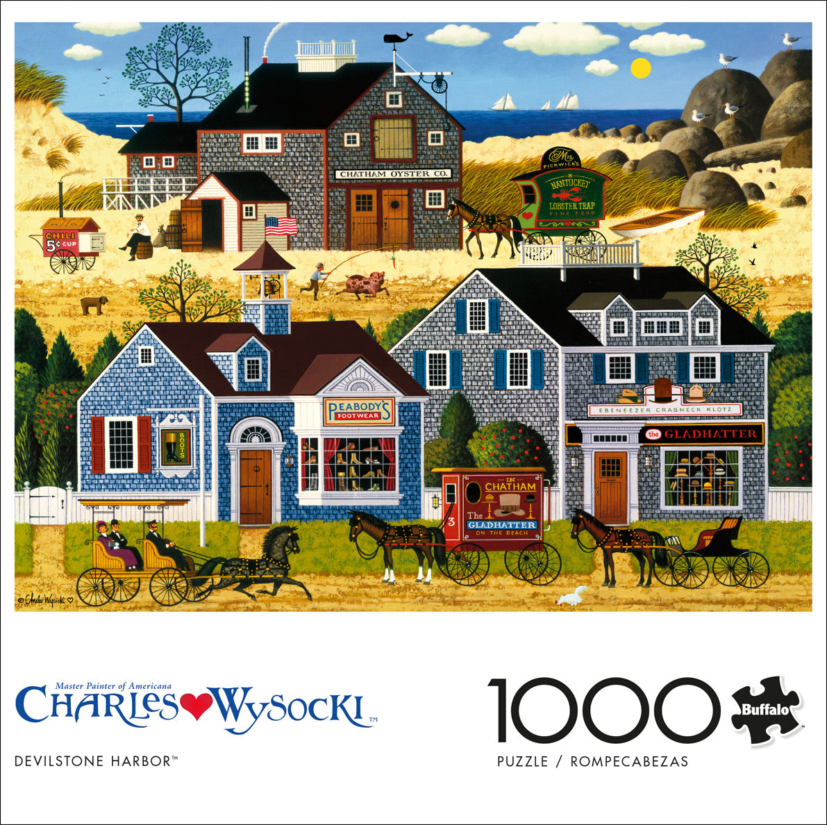 Charles Wysocki Devil Stone Harbor 1000pc