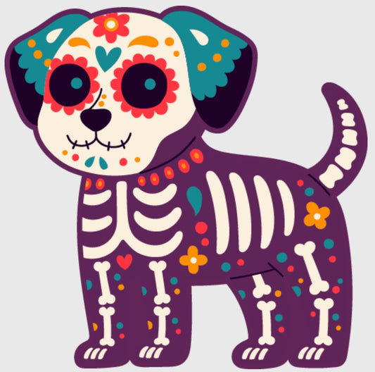 Dia de los Muertos - Dog Shaped 47pc