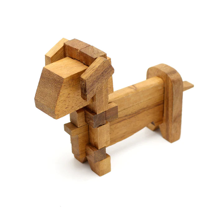 Dog 3D Model Puzzle