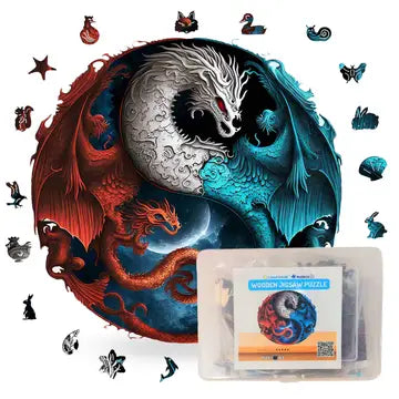 Dragon Yin Yang (Size A5)