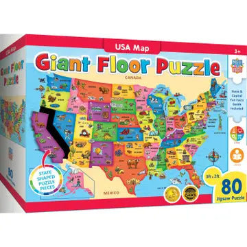 Explorer - USA Map (Floor) 80pc