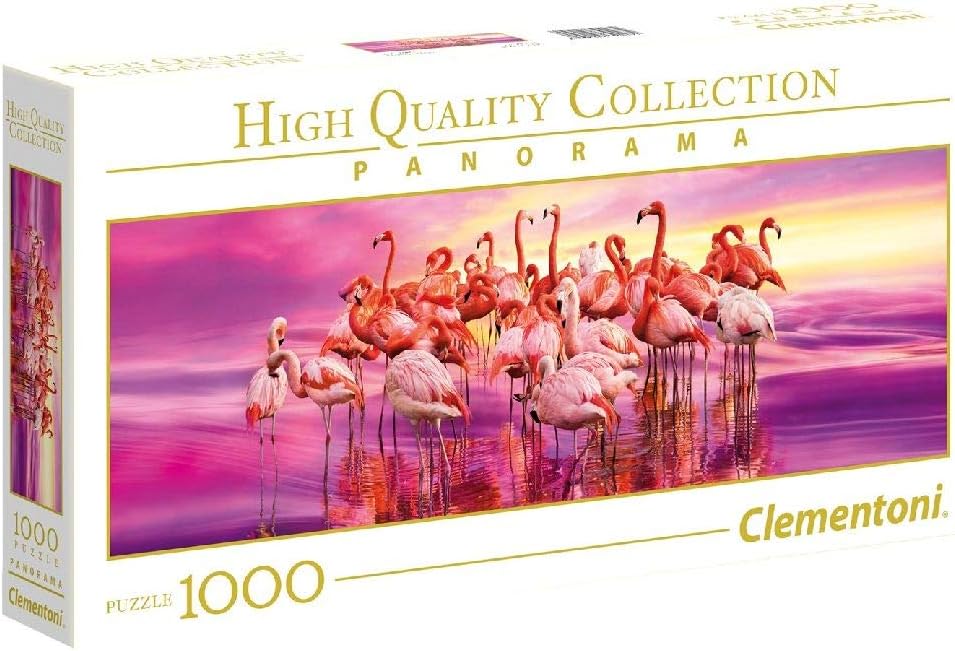 Flamingo Dance Panorama 1000pc