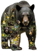 Forest Bear Shaped 1000pc
