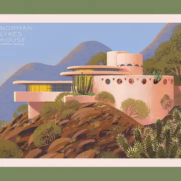 Frank Lloyd Wright Collection: Norman Lykes House 1000pc