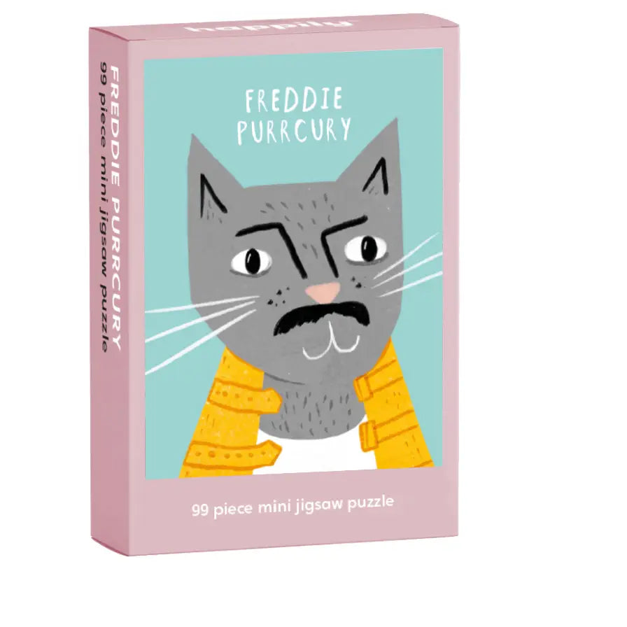 Freddie Purrcury Mini Puzzle 99pc